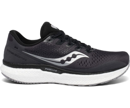 Tenis Saucony Triumph 18 Hombre Zapatos Neutrales Charcoal / Blancas México MX-481-AC